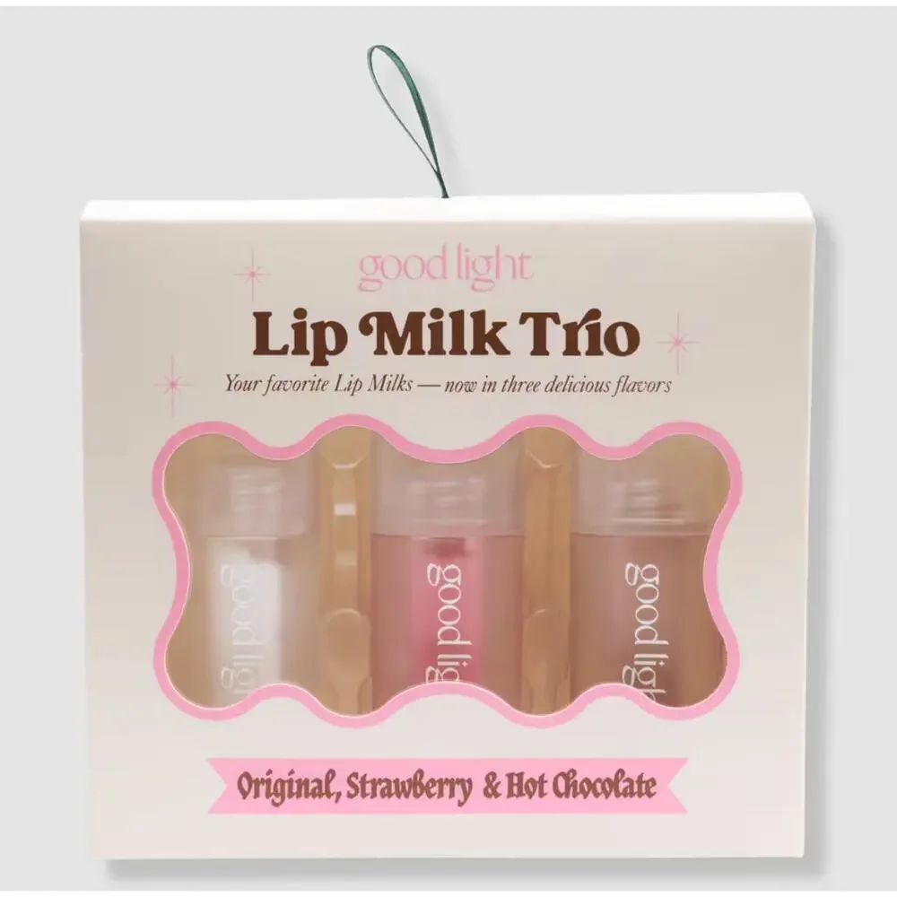 New Good Light Lip Milk Trio: Limited Edition Raspberry, Strawberry & Chocolate